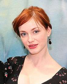 A photograph of Christina Hendricks