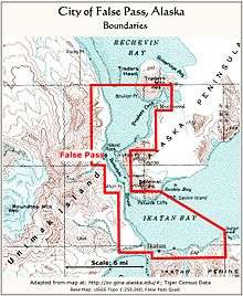 Boundaries of the City of False Pass