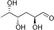 Skeletal formula of colitose