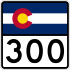 State Highway 300 marker