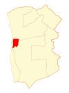 Map of Alto Hospicio commune in Tarapacá Region