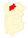 Map of Camiña in Tarapacá Region