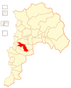 Location of the Limache commune in the Valparaíso Region