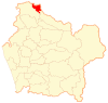 Map of Renaico commune in the Araucania Region