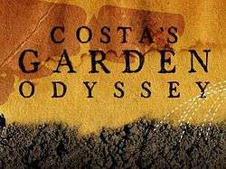 Costa's Garden Odyssey with Costa Georgiadis logo