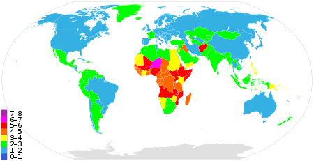 fertility rate map