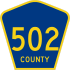 County Route 502  marker