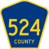 County Route 524  marker