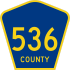 County Route 536  marker