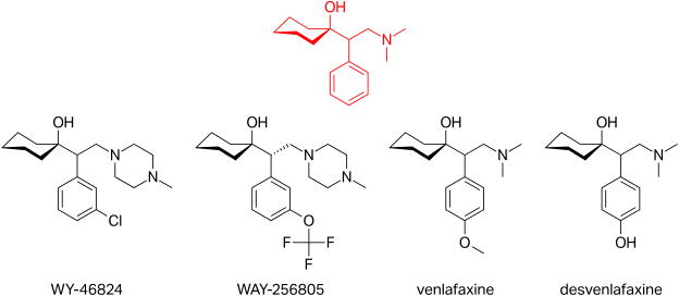 Cycloalkanol ethylamine scaffold