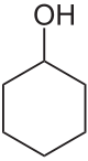 Skeletal formula of cyclohexanol
