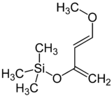 Structural formula of Danishefsky's diene