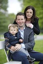 David McGuinness and his young family