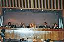 Deepen Shah speaking at the United Nations