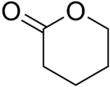 Skeletal formula of δ-valerolactone