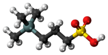 Ball-and-stick model of the DSS molecule