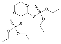 Skeletal formula of dioxathion