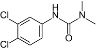 Skeletal formula of DCMU