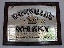 Dunville's Whisky Pub Mirror