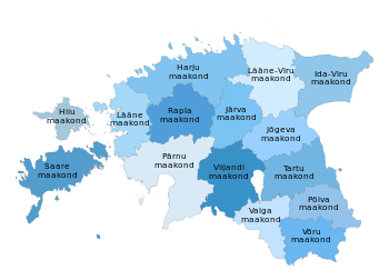 Counties of Estonia