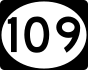 Route 109 marker