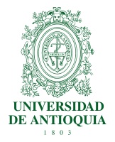 Green shield that says University of Antioquia