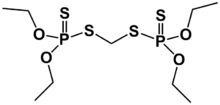 Skeletal formula of ethion