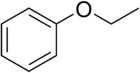 Skeletal formula of ethyl phenyl ether