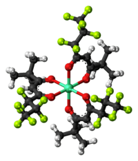 Ball-and-stick model of the EuFOD complex