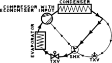 Economizer With Subcooling Exchanger.