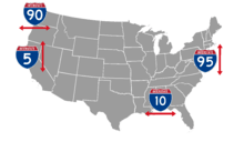 Odd numbers run south-north with numbers increasing from west to east, while even numbers run west-east with numbers increasing from south to north.