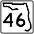 State Road 46 marker