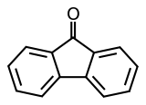 Skeletal formula of fluorenone