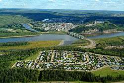 Aerial view of Fort McMurray