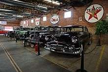 Interior of the Four States Auto Museum