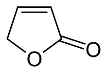 Skeletal formula of 2-furanone