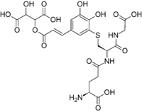 Chemical structure of grape reaction product