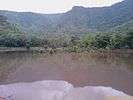 Gandhamardan Hills from another dam.