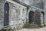 Side doors and details of Gjerpen church.