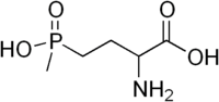 Skeletal formula of glufosinate