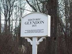 Glyndon Historic District