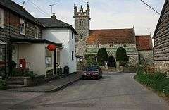 St Giles Church, Great Wishford, seen from South Street