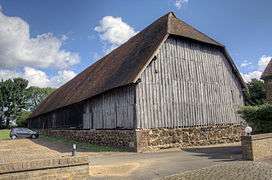 West view of the barn, 2012