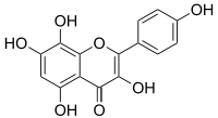 Chemical structure of herbacetin