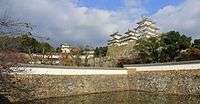 Photo of the "Three Country Moat" in the centre of the castle complex