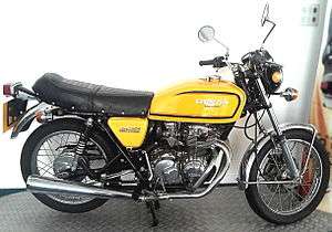 Honda CB400F2 in parakeet yellow