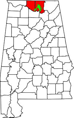 Map of Huntsville Metropolitan Area