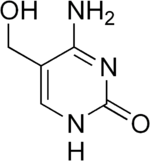 Skeletal formula of 5-hydroxymethylcytosine