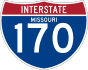 Interstate 170 marker