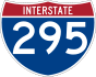 Interstate 295 marker